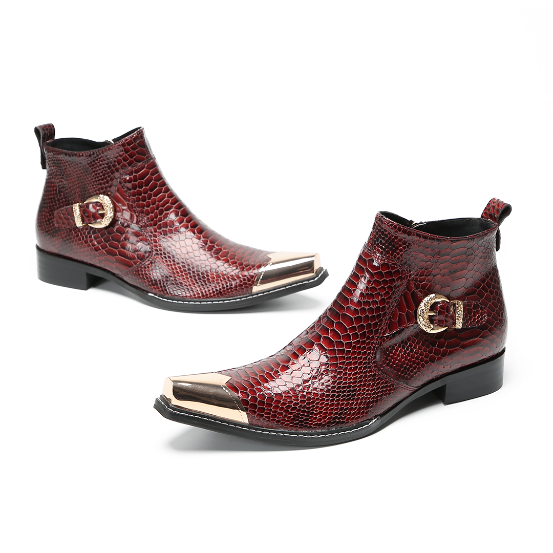 Red Pointed Toe real Leather M - đánh giá và giá Formal Dress