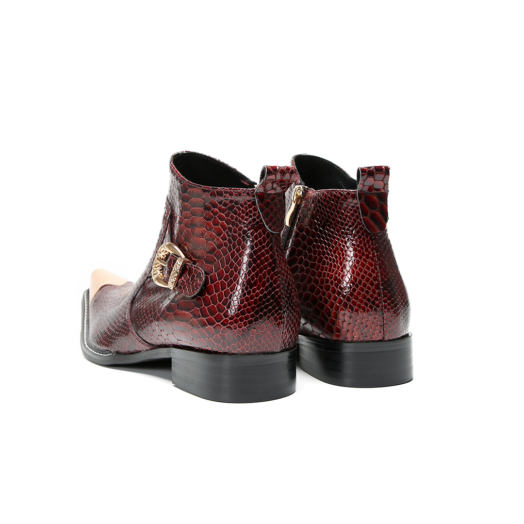 Red Pointed Toe real Leather M - đánh giá và giá Formal Dress