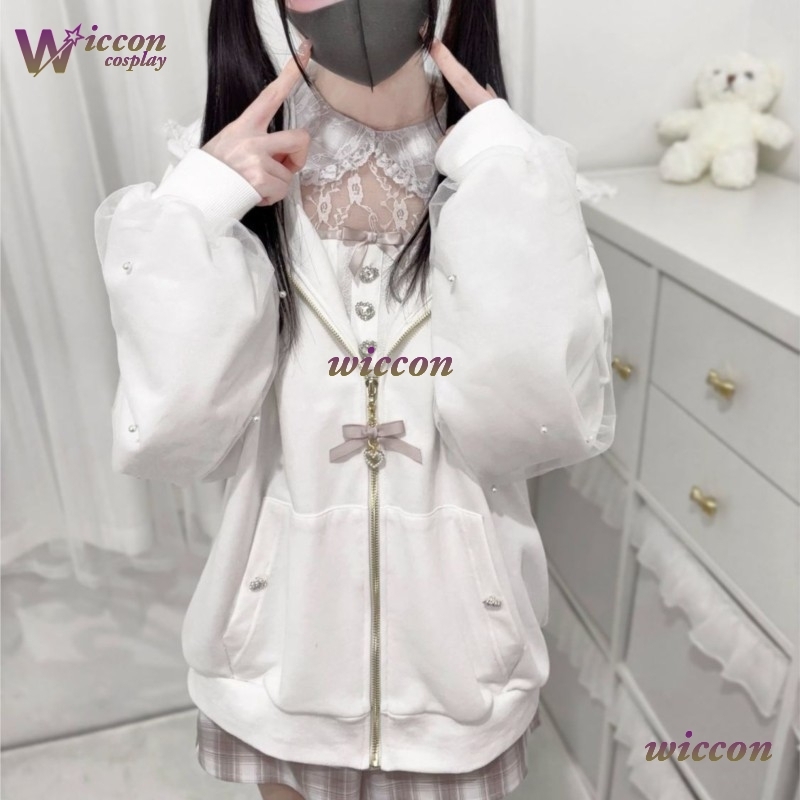 Rabbit's Ears Bow Hoodies Eleg - đánh giá và giá Formal Skirt