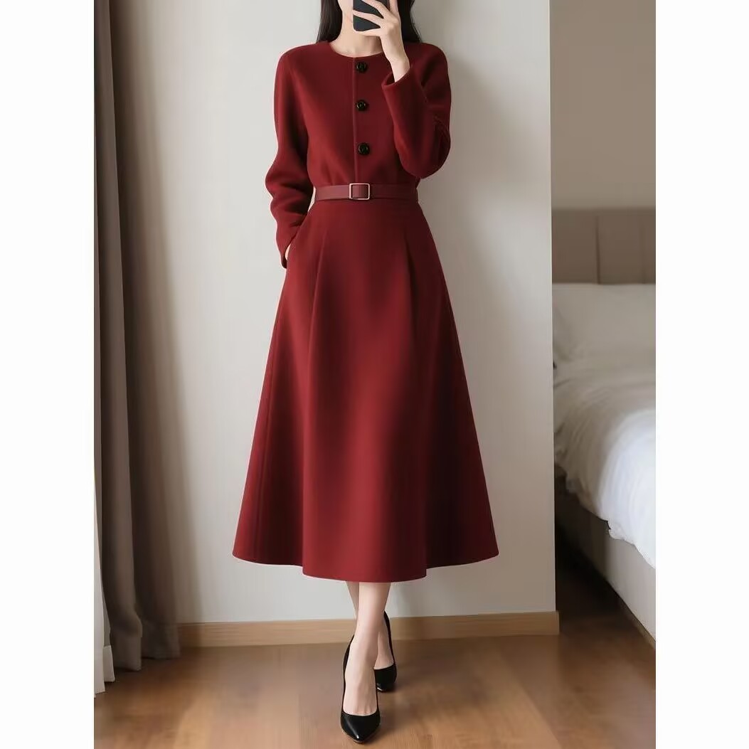 Red Retro High-end Feeling Wai - đánh giá và giá Women'S Red Formal Wear