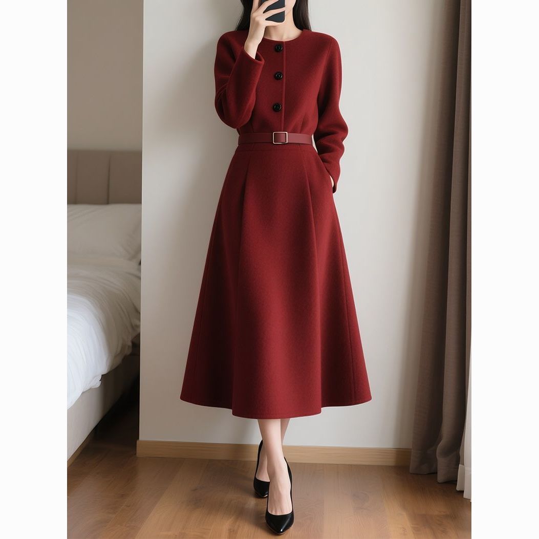 Red Retro High-end Feeling Wai - đánh giá và giá Women'S Red Formal Wear
