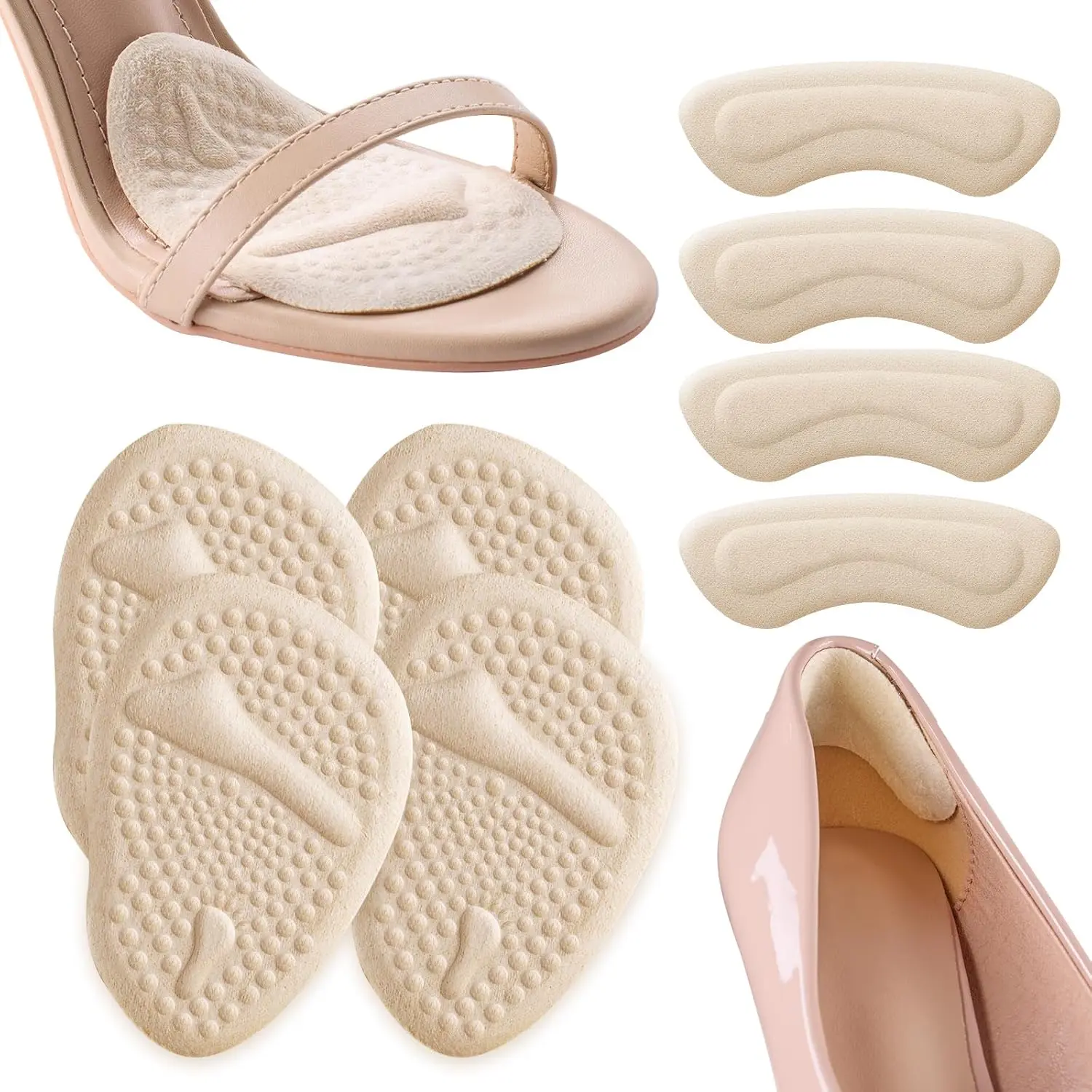 2 Sets Heel Pads, Ball of Foot - đánh giá và giá Womens Heels